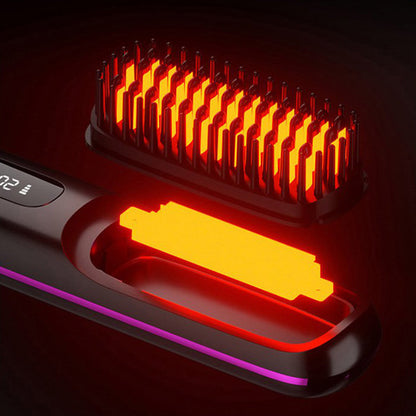 Fast Wireless Ceramic Flat Iron Comb
