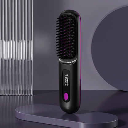 Fast Wireless Ceramic Flat Iron Comb - Befez