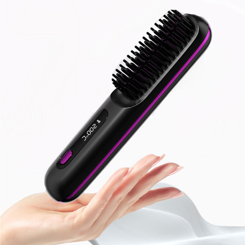 Fast Wireless Ceramic Flat Iron Comb