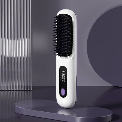 Fast Wireless Ceramic Flat Iron Comb