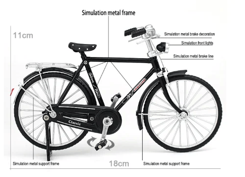 Miniature DIY Bike Kit Model