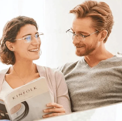 Smart Reading Glasses with Progressive Lenses & Blue Light Blocker