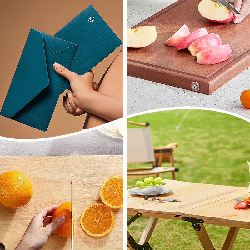Compact Camping Pocket Fruit Knife with Case
