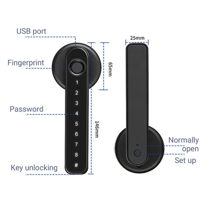 Secure Digital Door Lock with Bluetooth Keyless Entry