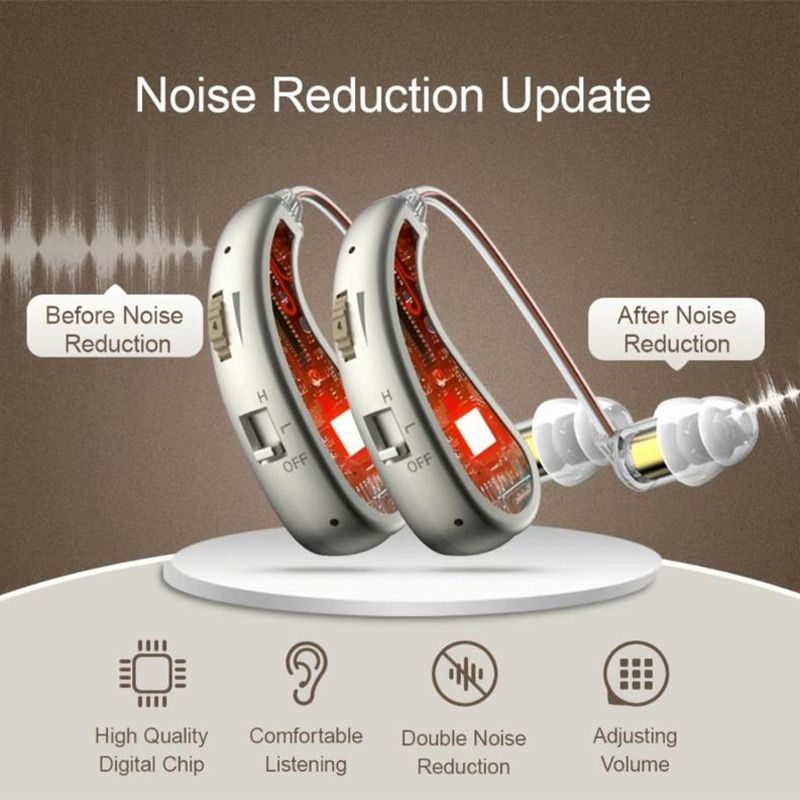 Easy to Use Wireless Hearing Aid Headphones for Seniors