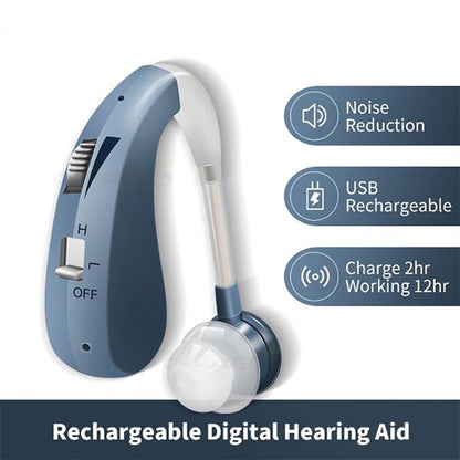 Easy to Use Wireless Hearing Aid Headphones for Seniors