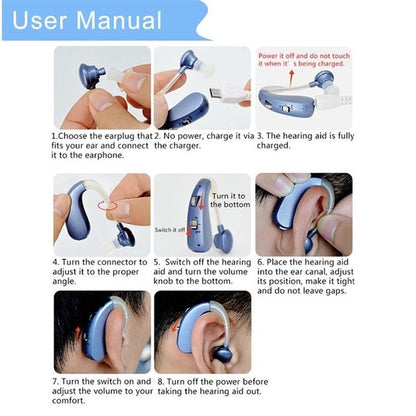 Easy to Use Wireless Hearing Aid Headphones for Seniors