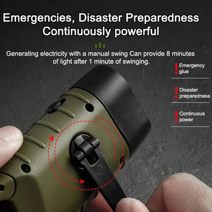 Compact Solar Powered LED Flashlight - Befez