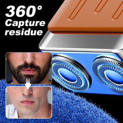 Compact Travel Rechargeable Men's Shaver