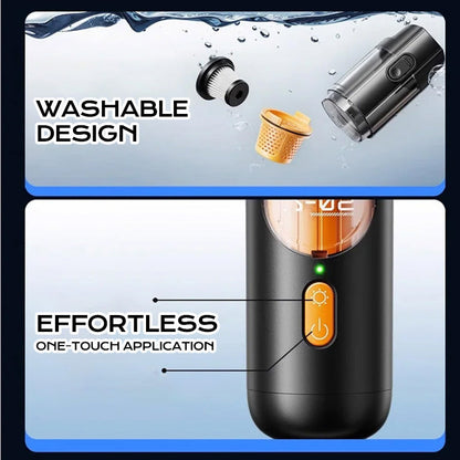 Portable Quick Pick-Up Hand Vacuum Cleaner