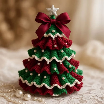 Pretty Handmade Crochet Christmas Trees