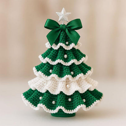 Pretty Handmade Crochet Christmas Trees