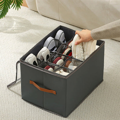 Space Saving Collapsible Shoe Storage for Closets