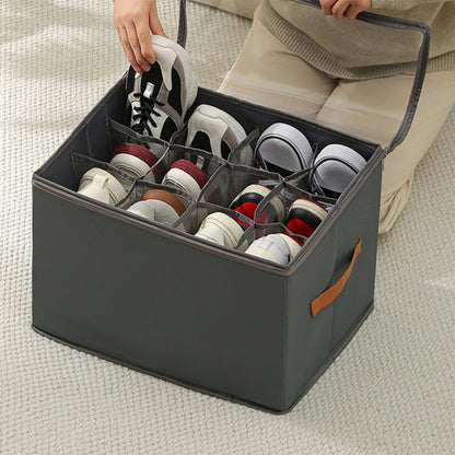 Space Saving Collapsible Shoe Storage for Closets