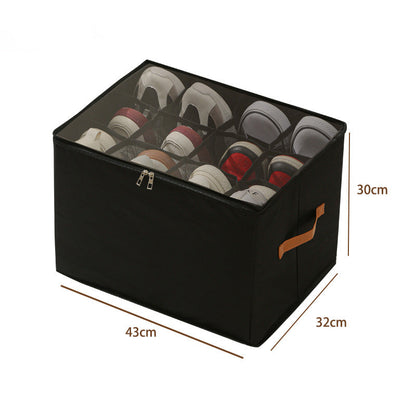 Space Saving Collapsible Shoe Storage for Closets