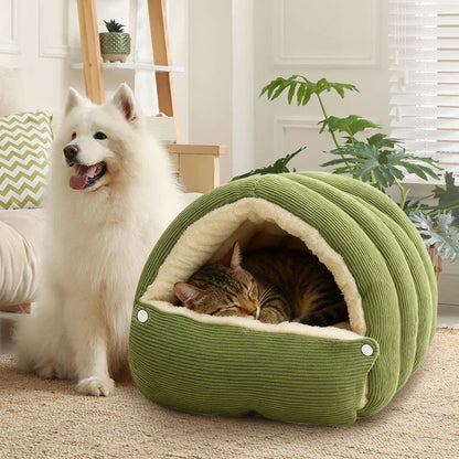 Warm Plush Pet Bed for Cats and Dogs
