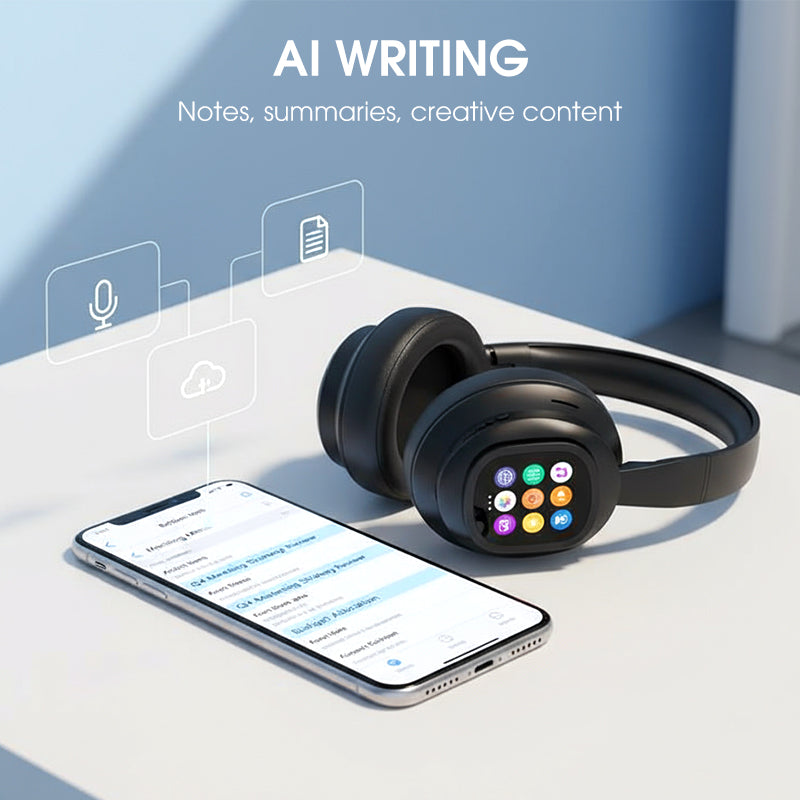 Smart Wireless Bluetooth Headphones with Voice Control