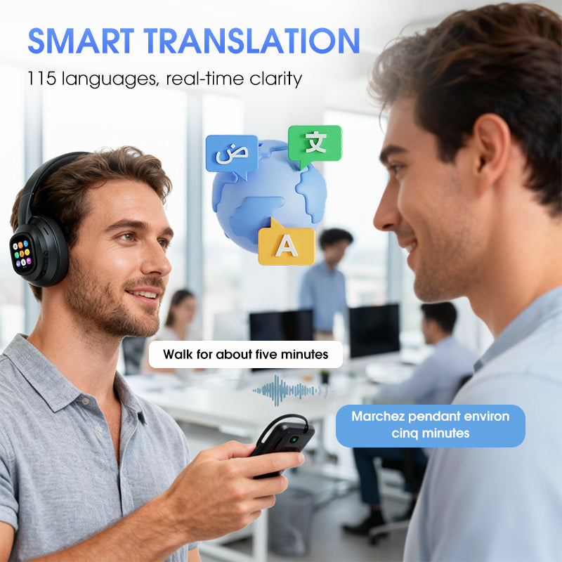 Smart Wireless Bluetooth Headphones with Voice Control