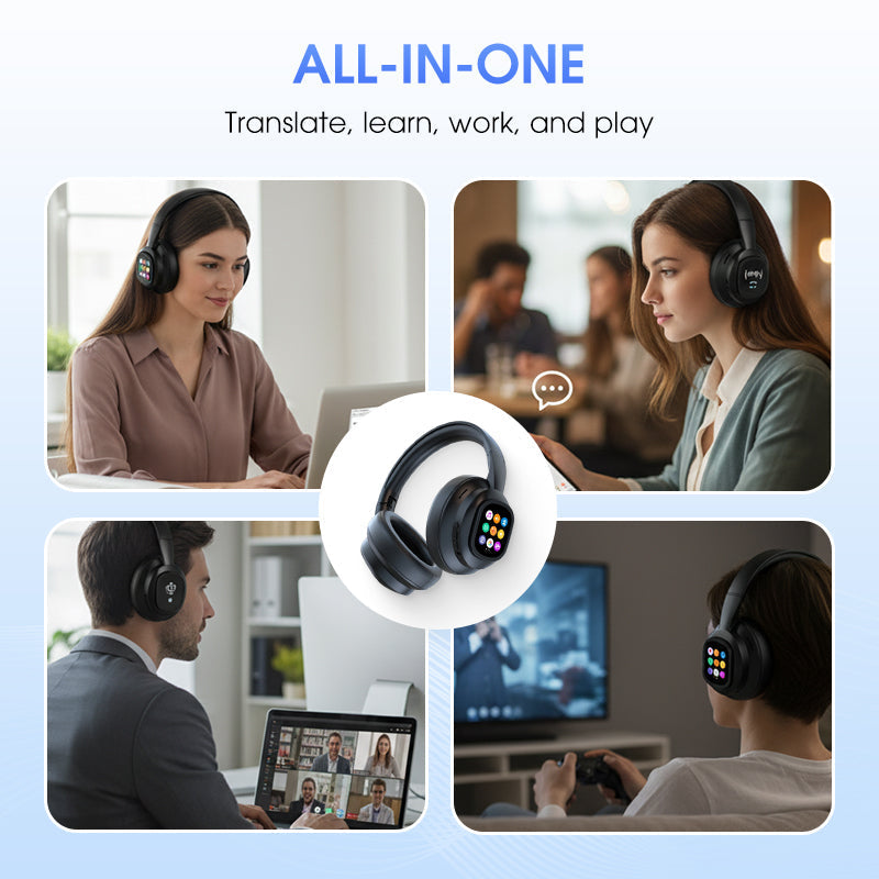 Smart Wireless Bluetooth Headphones with Voice Control