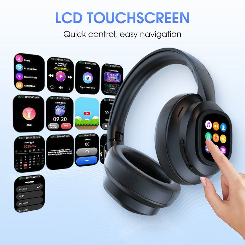 Smart Wireless Bluetooth Headphones with Voice Control