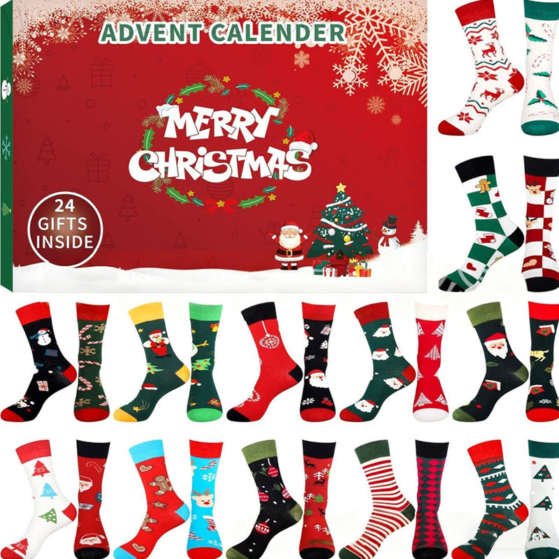 Warm Festive Holiday Socks Gift Set