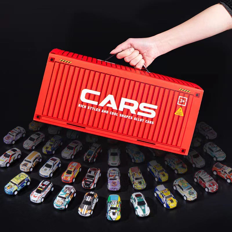 Compact Mini Car Playset with Garage for Children - Befez