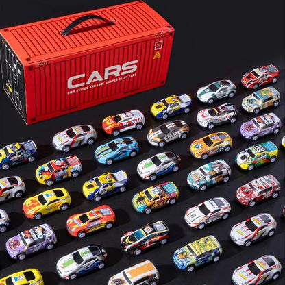Compact Mini Car Playset with Garage for Children