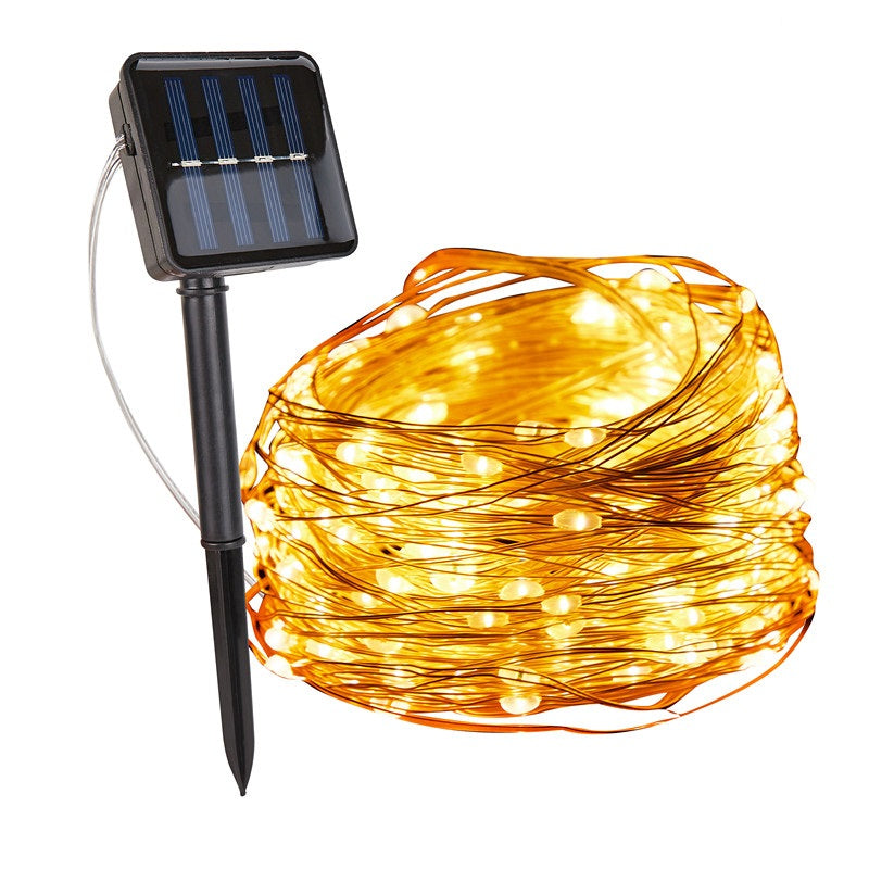 Outdoor Solar Powered Fairy String Lights Waterproof LED