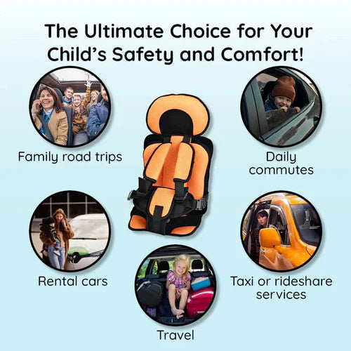 Compact Folding Kids Car Booster Seat