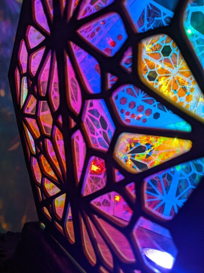 Colorful Glass LED Desk Lamp