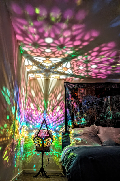 Colorful Glass LED Desk Lamp