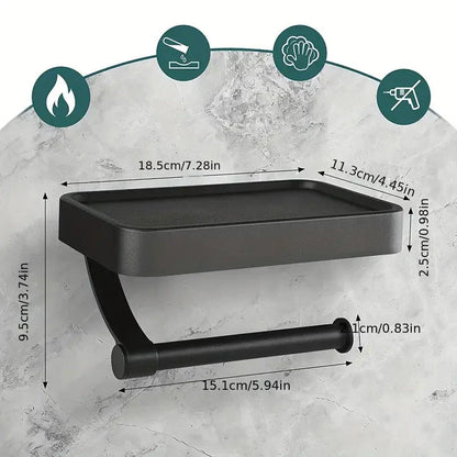 Befez | Stalux Bathroom Tissue Holder with Storage