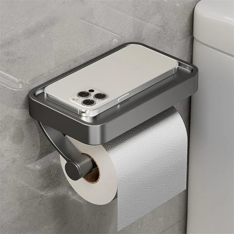 Befez | Stalux Bathroom Tissue Holder with Storage