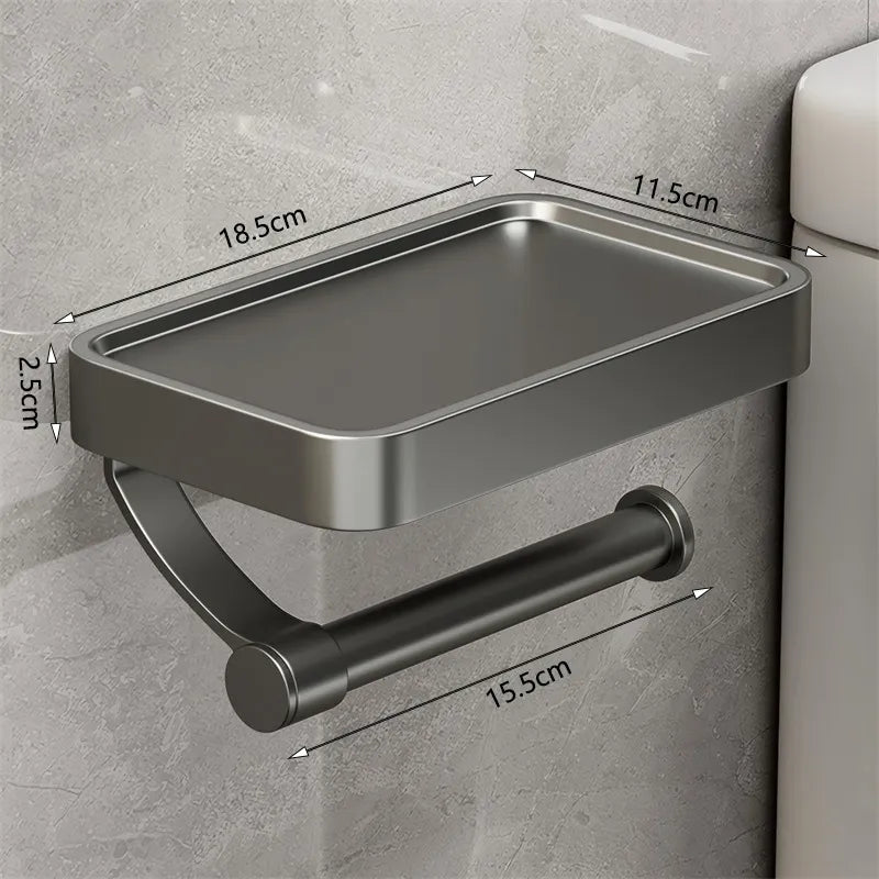 Befez | Stalux Bathroom Tissue Holder with Storage