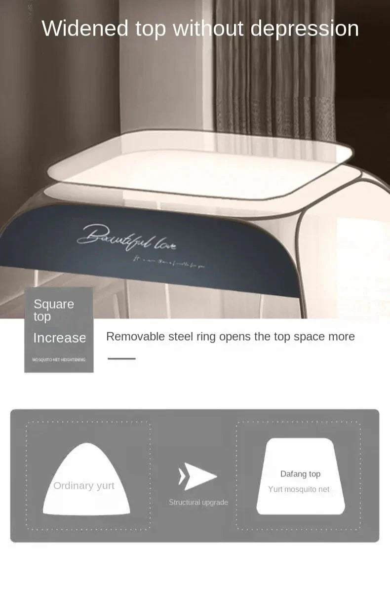 Befez | Gray Mosquito Net - Easy Bug Screen for Home