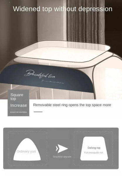 Befez | Gray Mosquito Net - Easy Bug Screen for Home