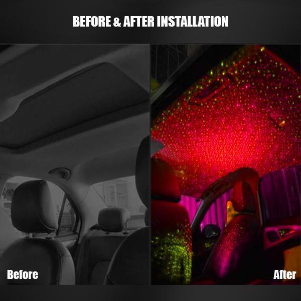 Colorful Night Sky Car Lamp