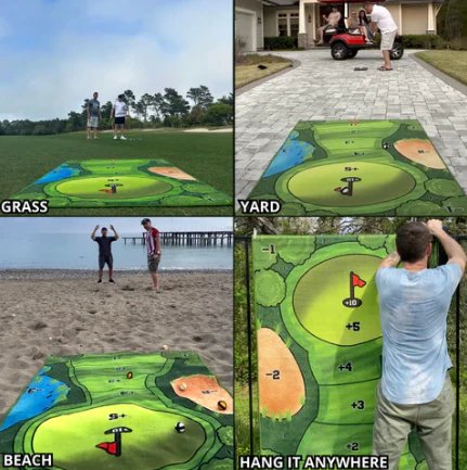Compact Mini Golf Starter Kit for Home & Outdoor Use