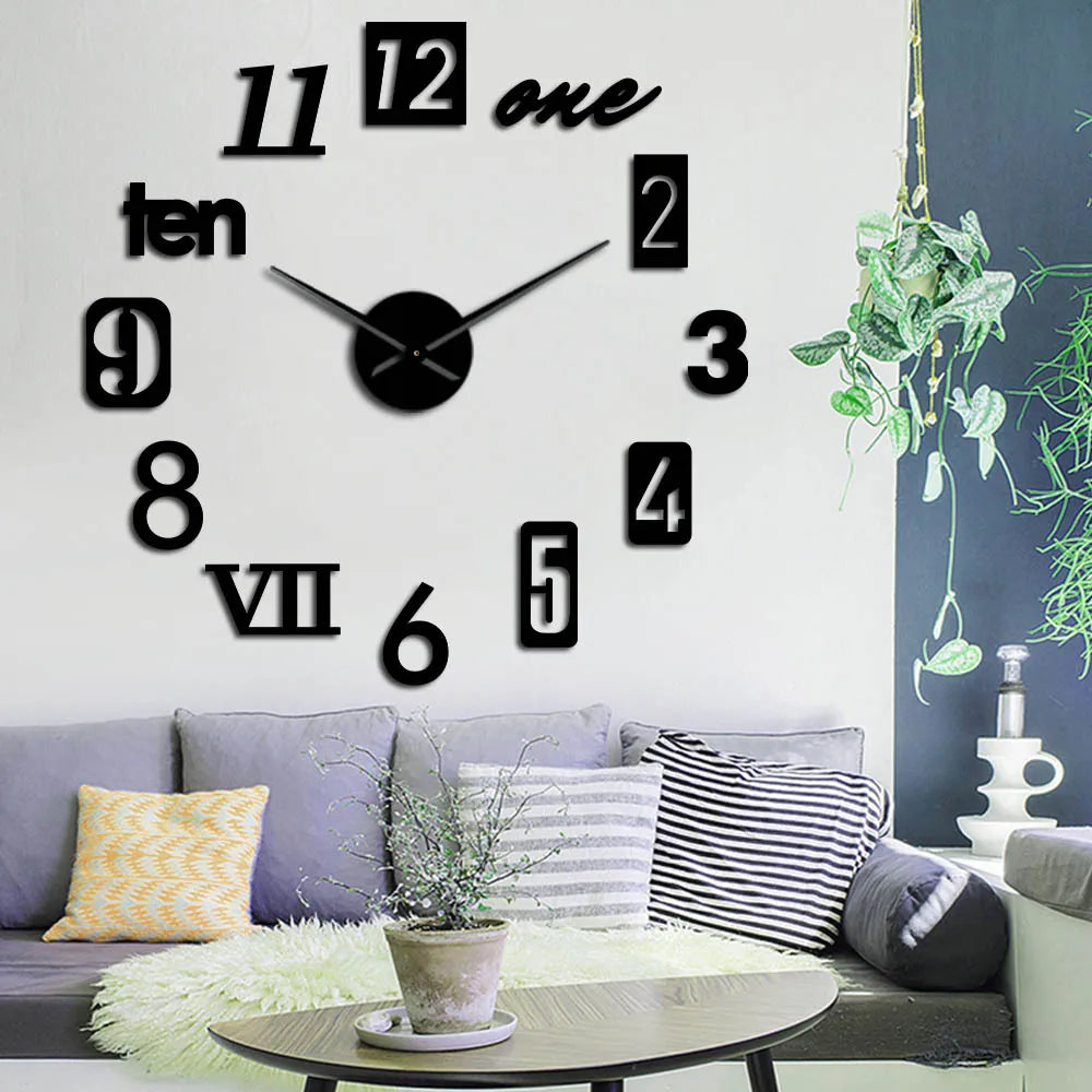 Big Stylish Wall Clock Decoration - Befez