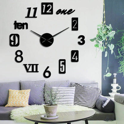 Big Stylish Wall Clock Decoration - Befez