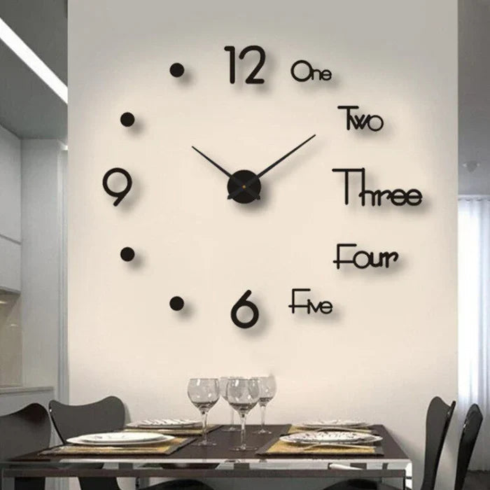 Big Stylish Wall Clock Decoration