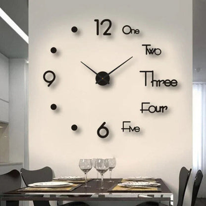 Big Stylish Wall Clock Decoration
