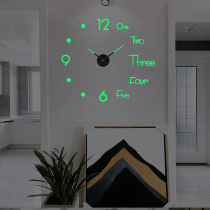 Big Stylish Wall Clock Decoration