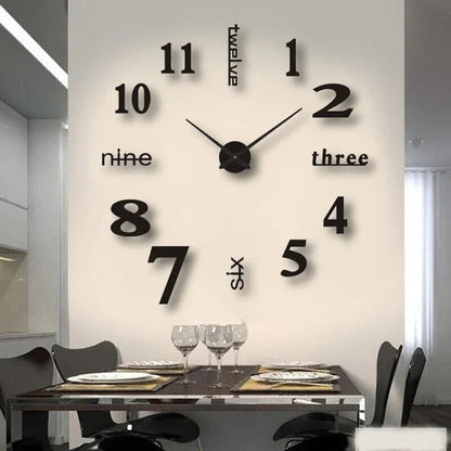 Big Stylish Wall Clock Decoration