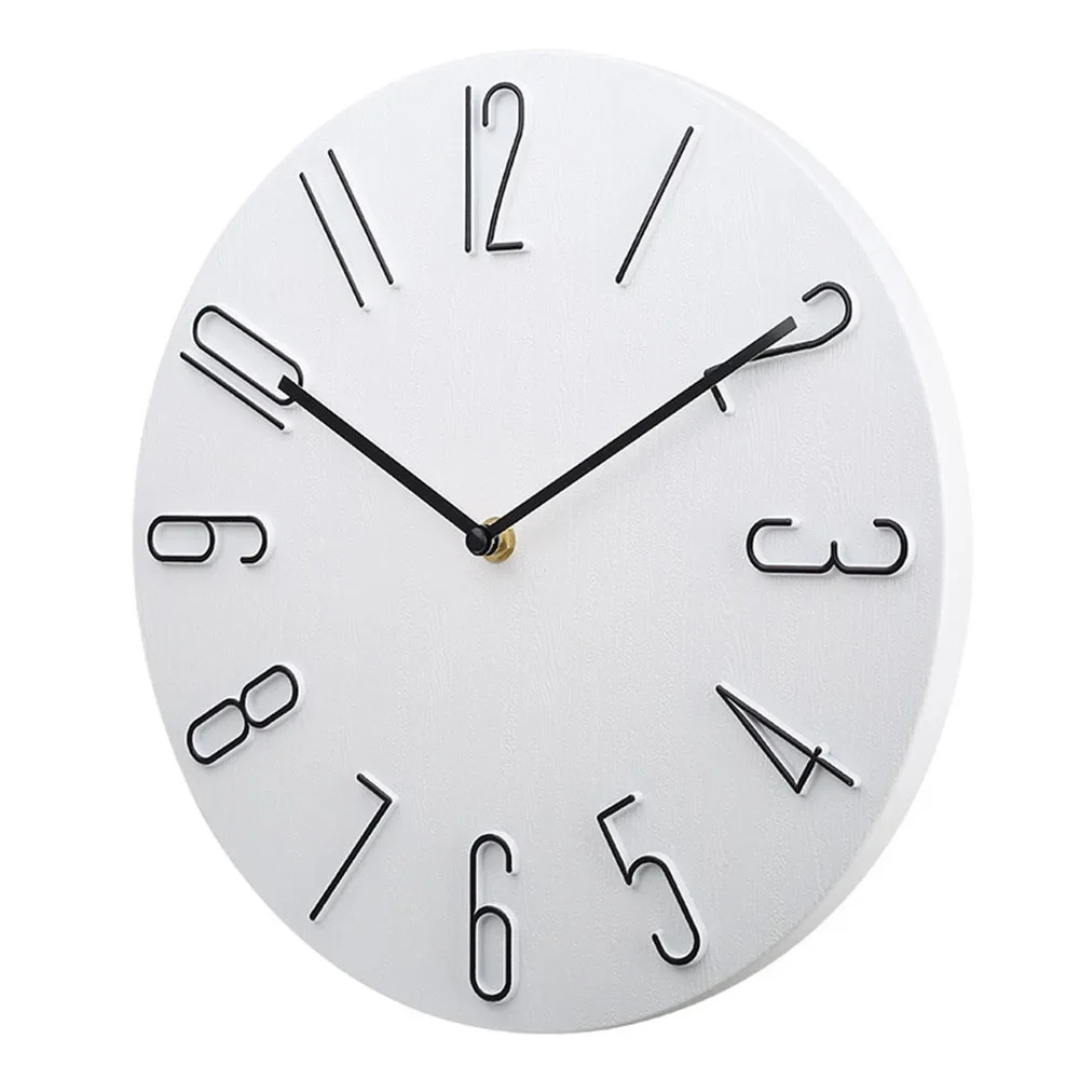 Quiet Contemporary Battery Wall Clock