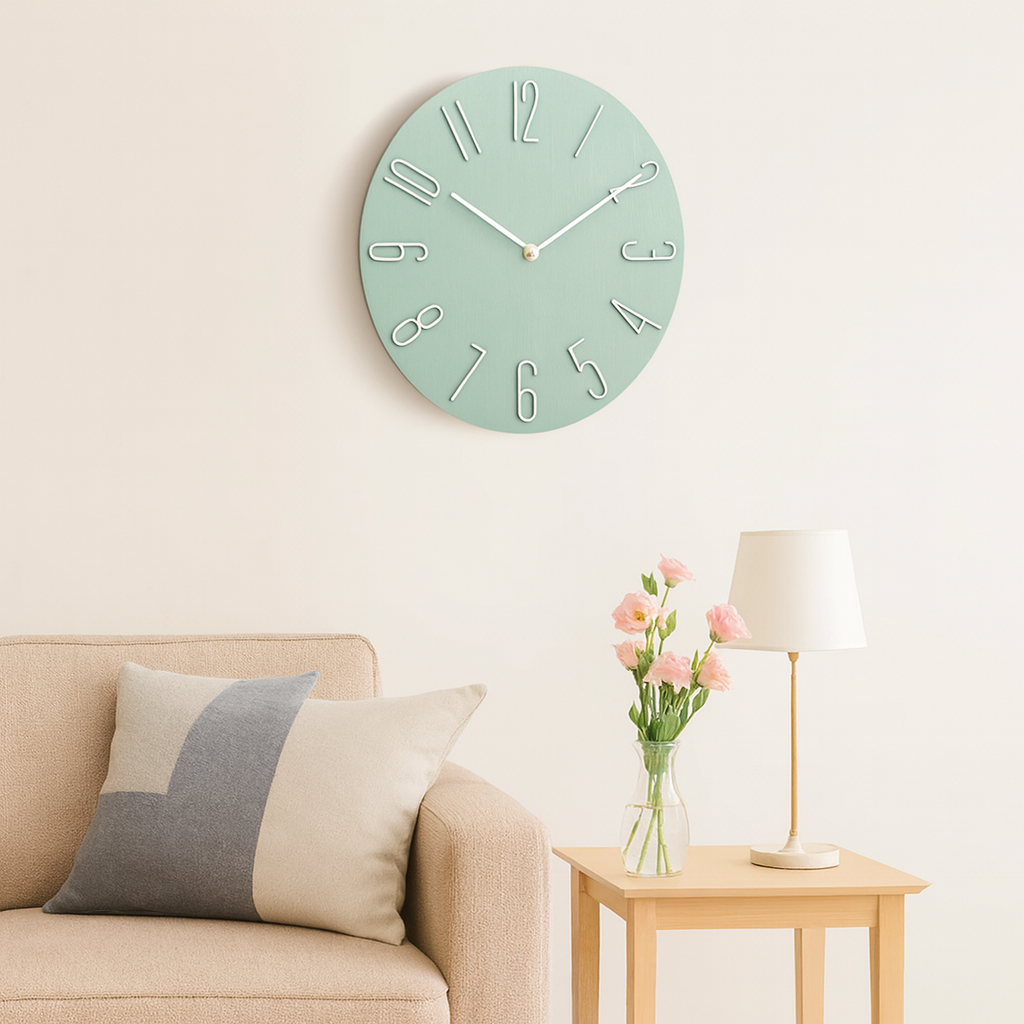 Quiet Contemporary Battery Wall Clock