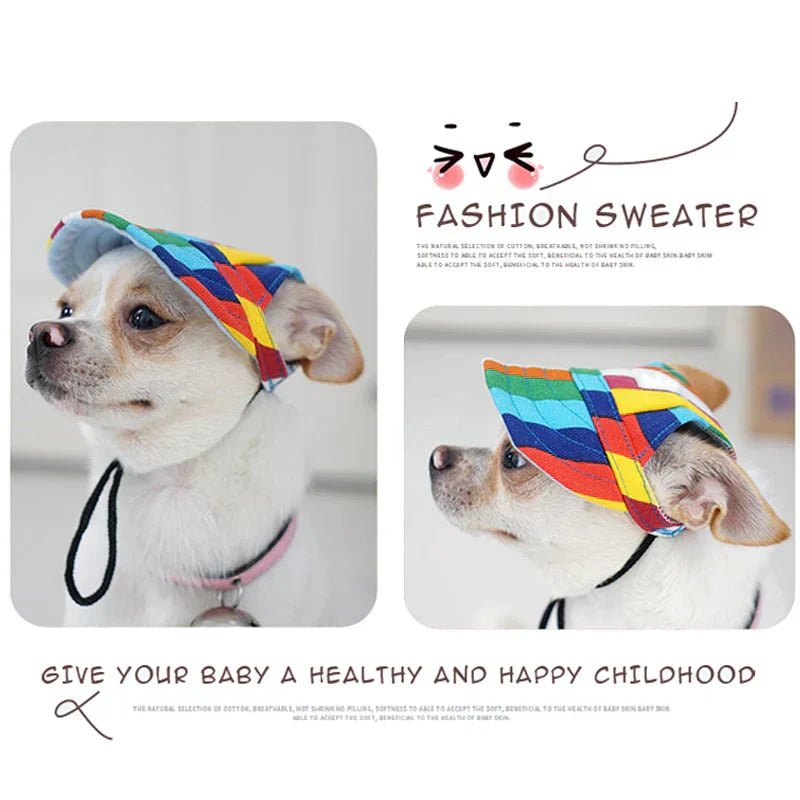 Cute Pet Sun Hat - SunnyPaws Dog Cap