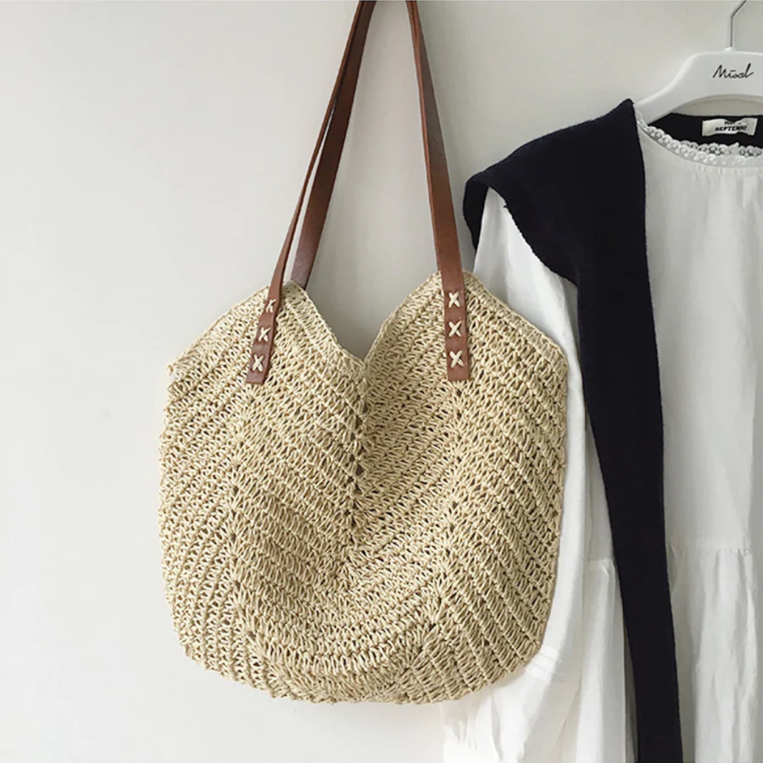 Chic Fabric Tote Bag for Ladies