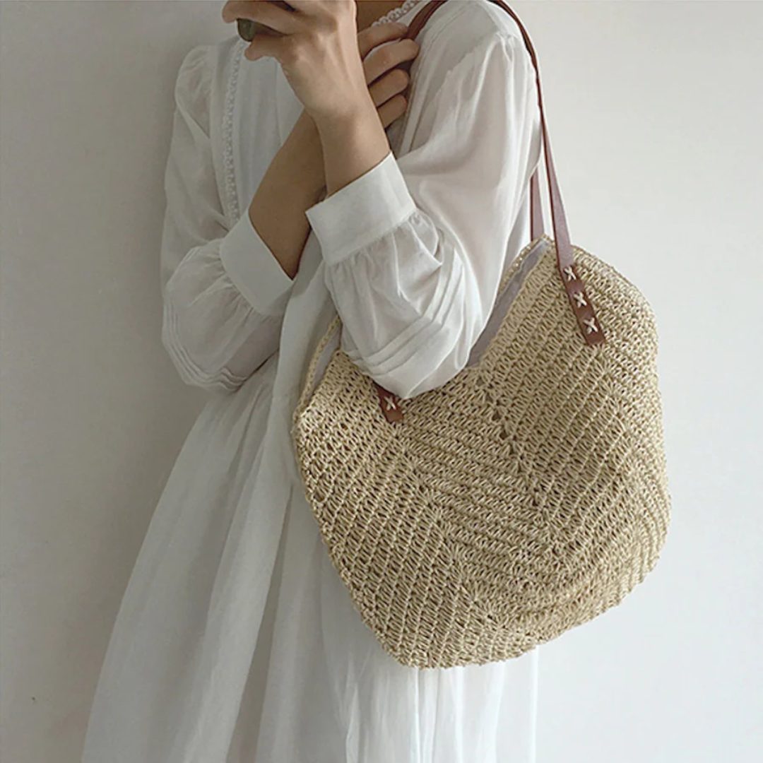 Chic Fabric Tote Bag for Ladies