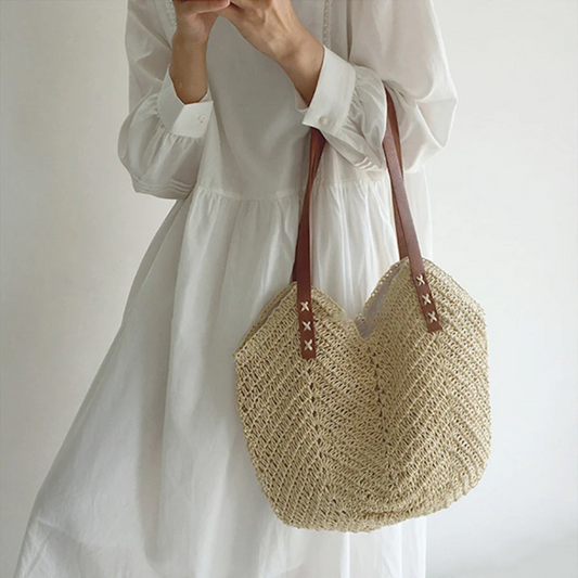 Chic Fabric Tote Bag for Ladies - Befez